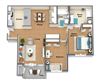 Umbroso Floor Plan Umbroso Floor Plan 1,070 Sq.Ft. at The Lusitano Apartments, Washington, 99208